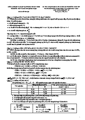Đề thi chọn học sinh giỏi các trường chuyên vùng đồng bằng bắc bộ năm học 2013 2014 trường THPT chuyên quốc học